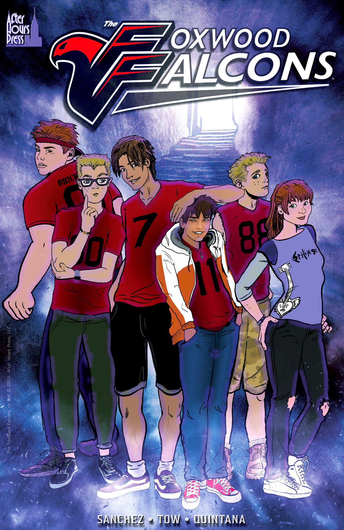 Foxwood Falcons was a favorite of the kids in class. This is a new cover by Darren Sanchez.