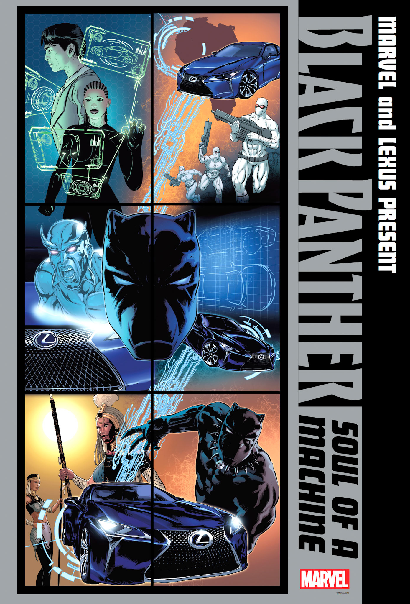 Lexus-Black Panther graphic novel