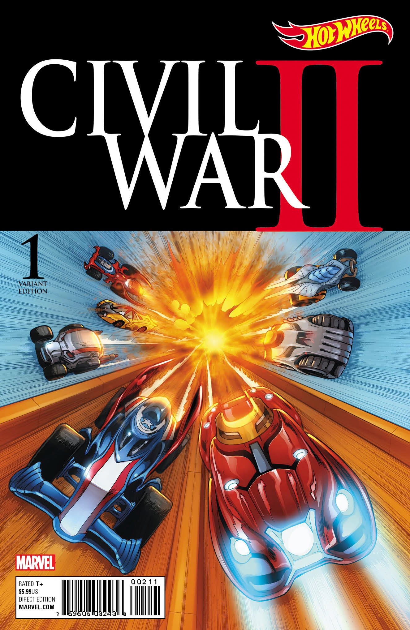 Mattel-Hot Wheels, Civil War variant cover
