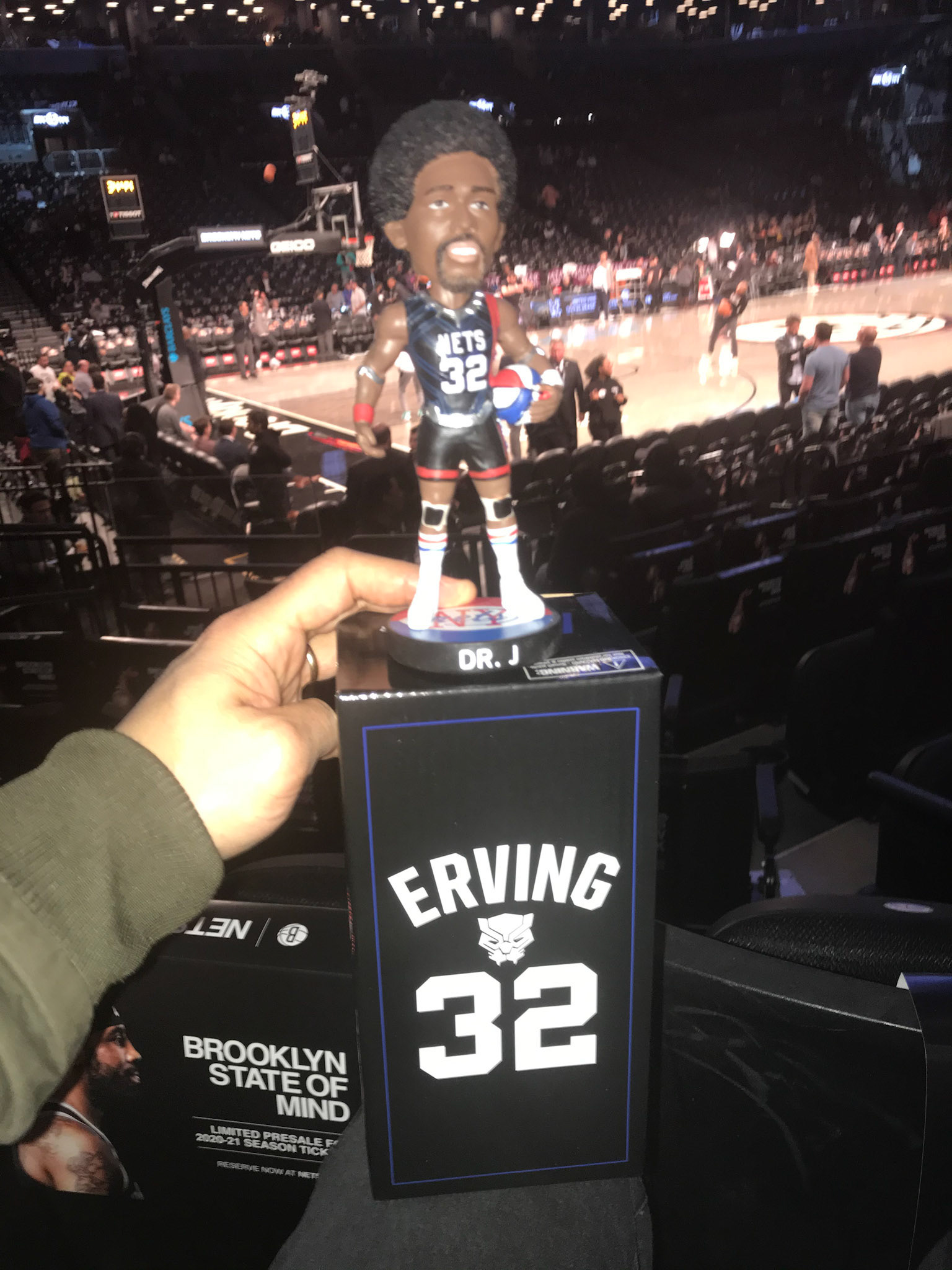 New Jersey/Brooklyn Nets– Dr. J Bobblehead