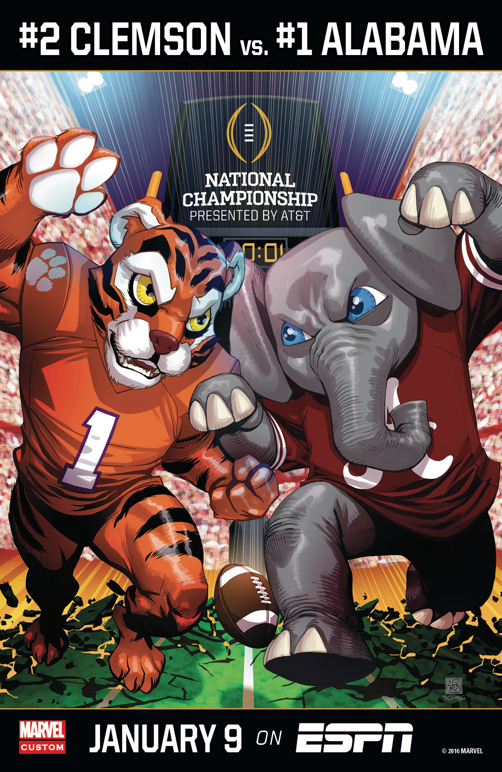 ESPN- CFB National Championship poster