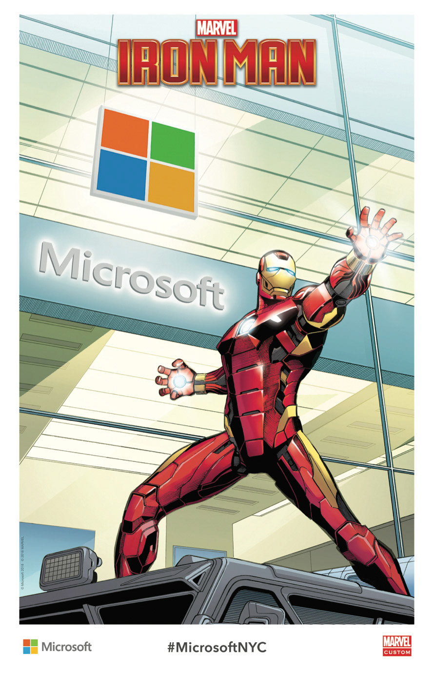 Microsoft-Iron Man poster by Sean Chen