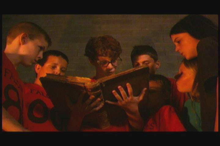 The live-action Foxwood Falcons, inside the artifact vault.