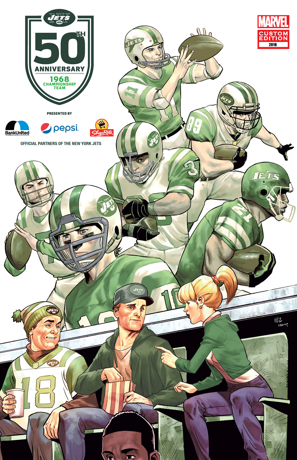 NY Jets- Marvel Day digital comic