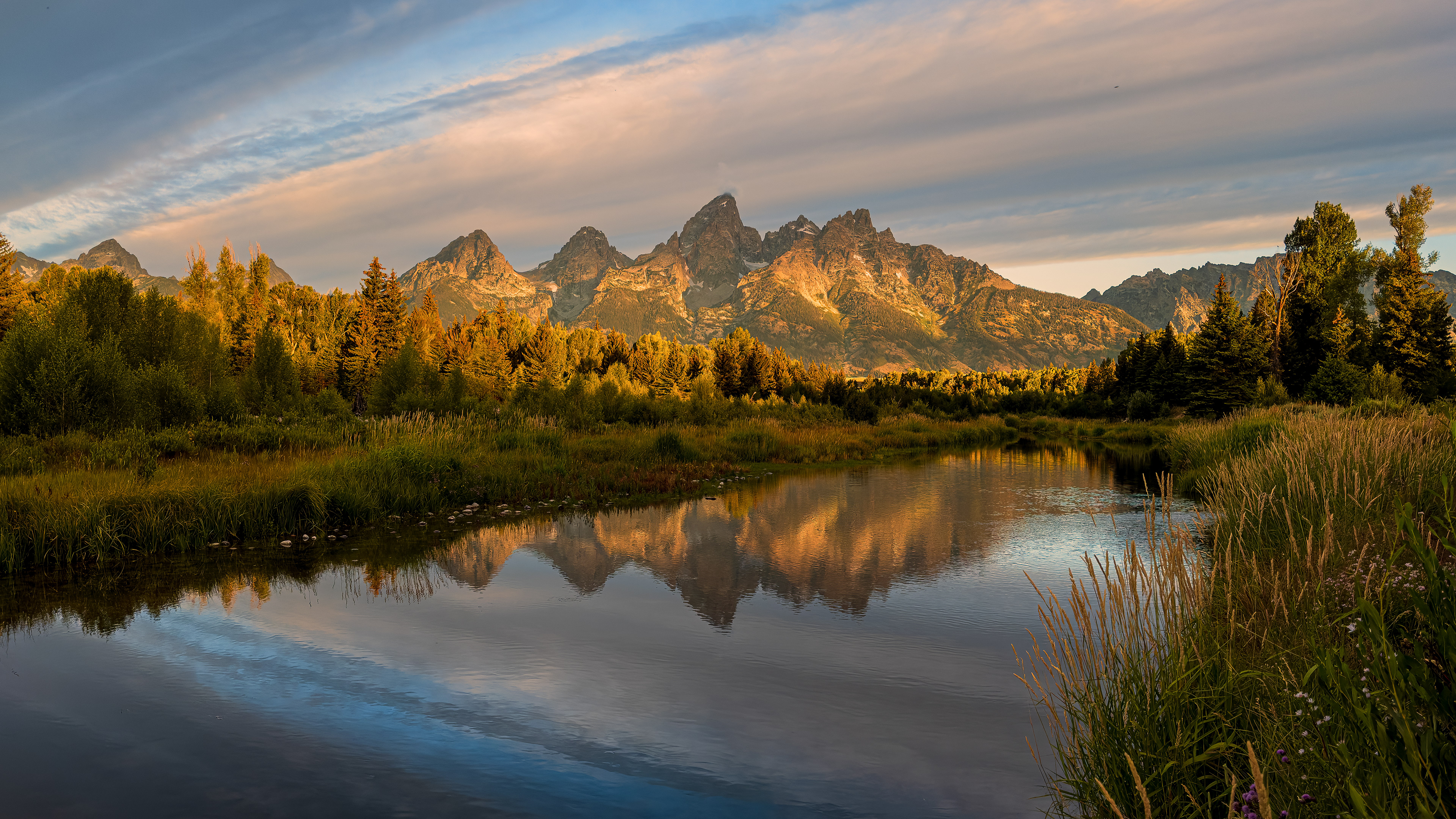 Sunrise at Schwabacher Landing