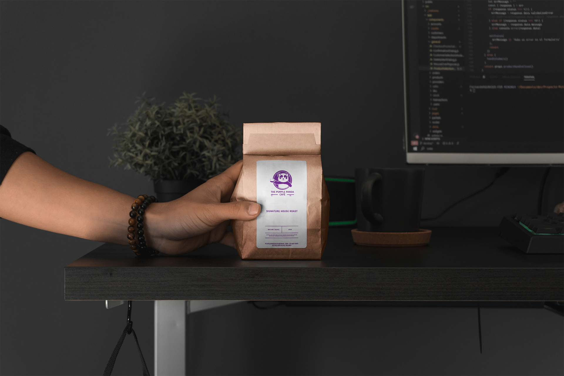 Coffee Bag Mock Design