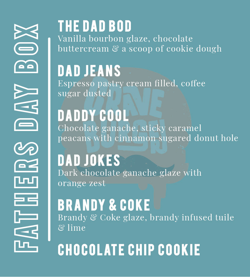 Father's Day Donut Tag Menu