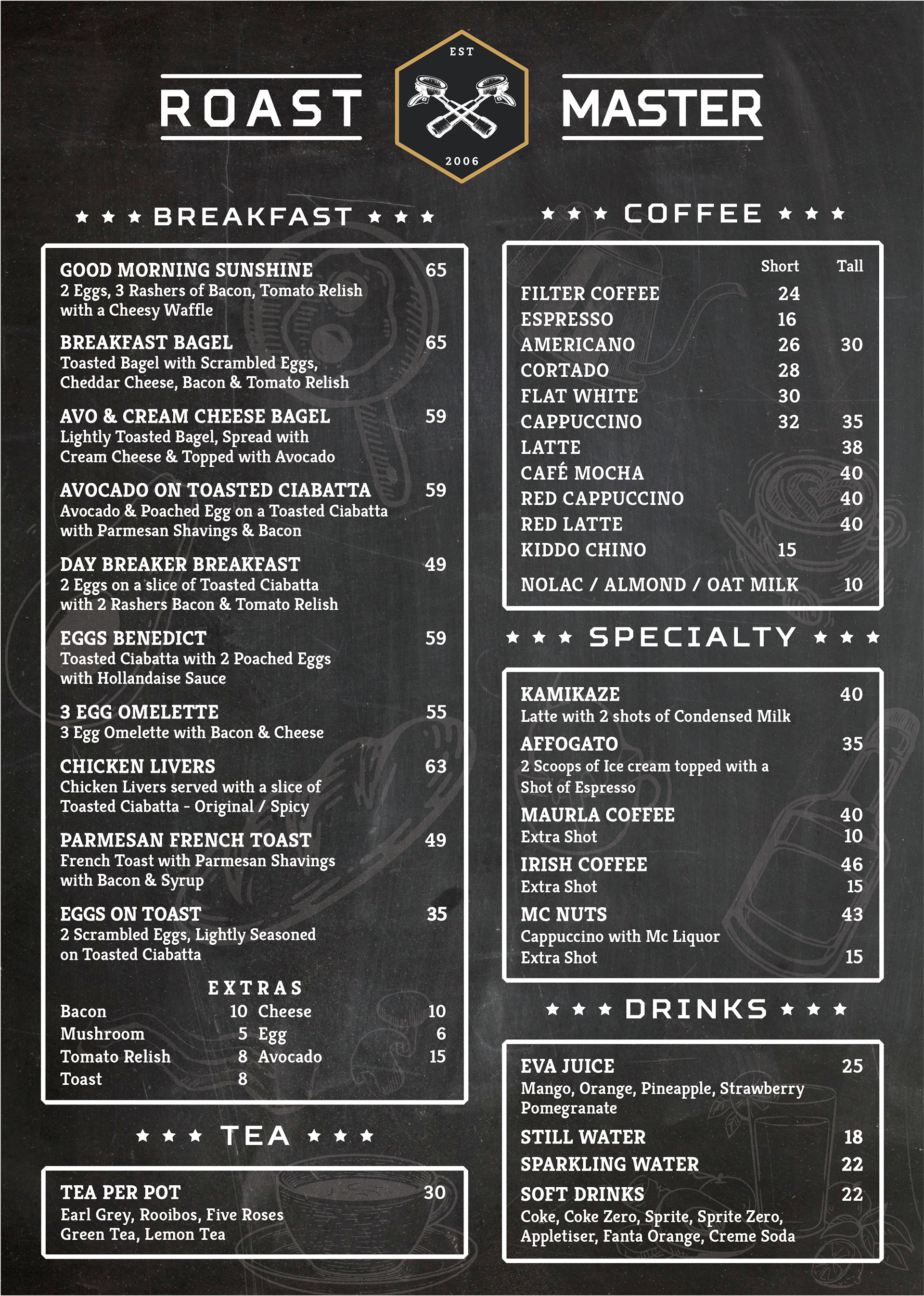 Front Menu