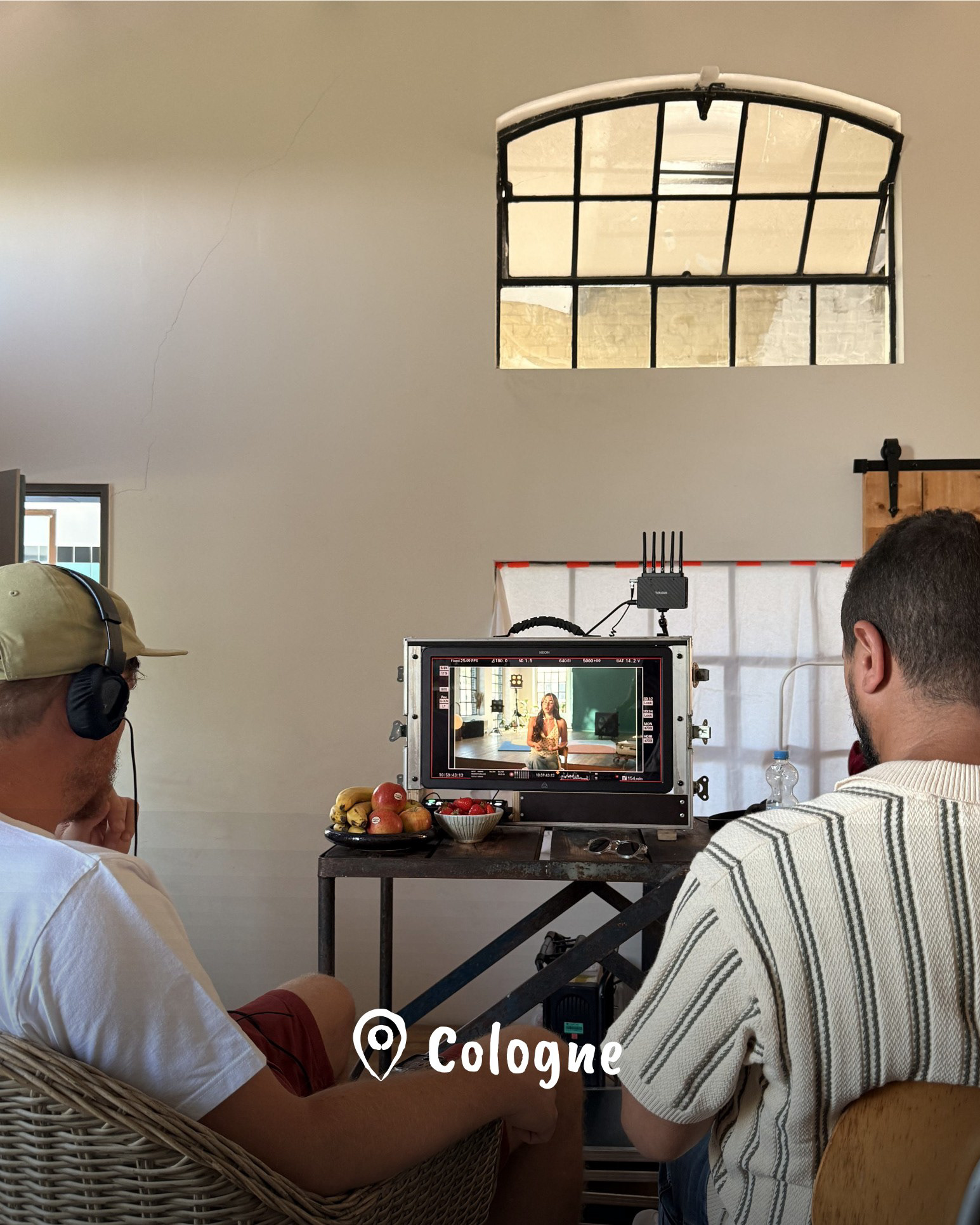 Andreas, Journi CEO to the left, Boudi Project's Executive Producer to the right