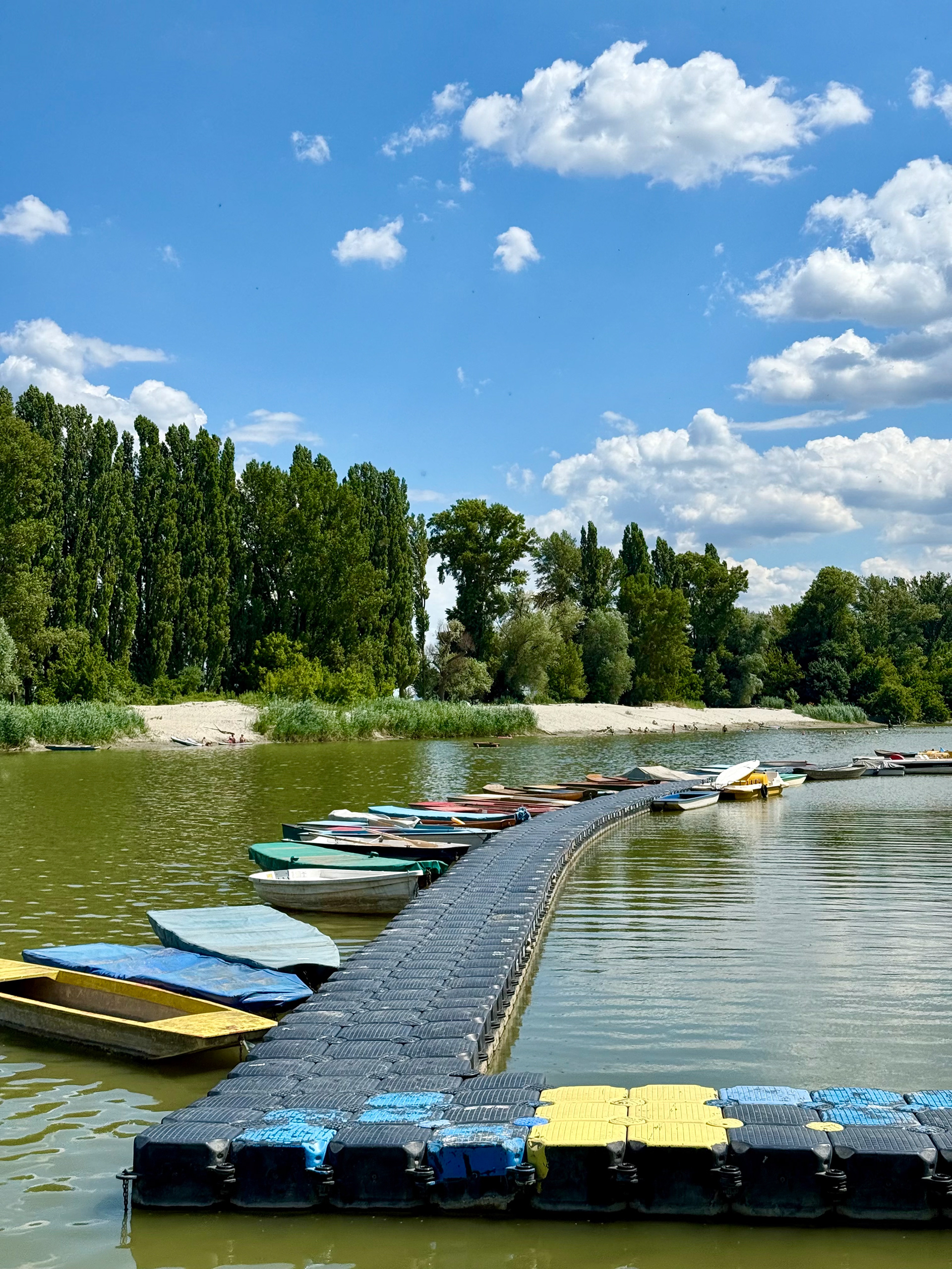 Klosterneuburg kayak marina, Niederösterreich, Austria. Shot on iPhone 16 Pro.