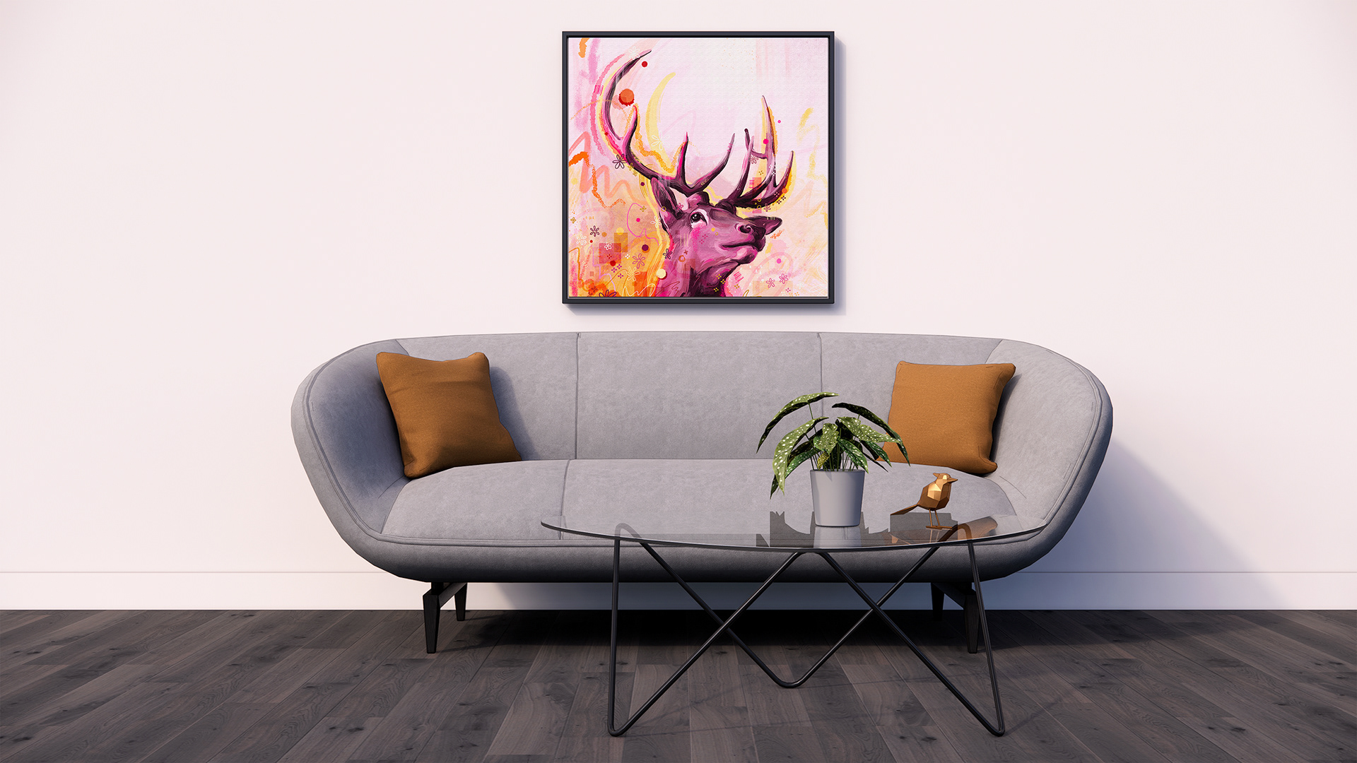 Oh Deer (Magenta)