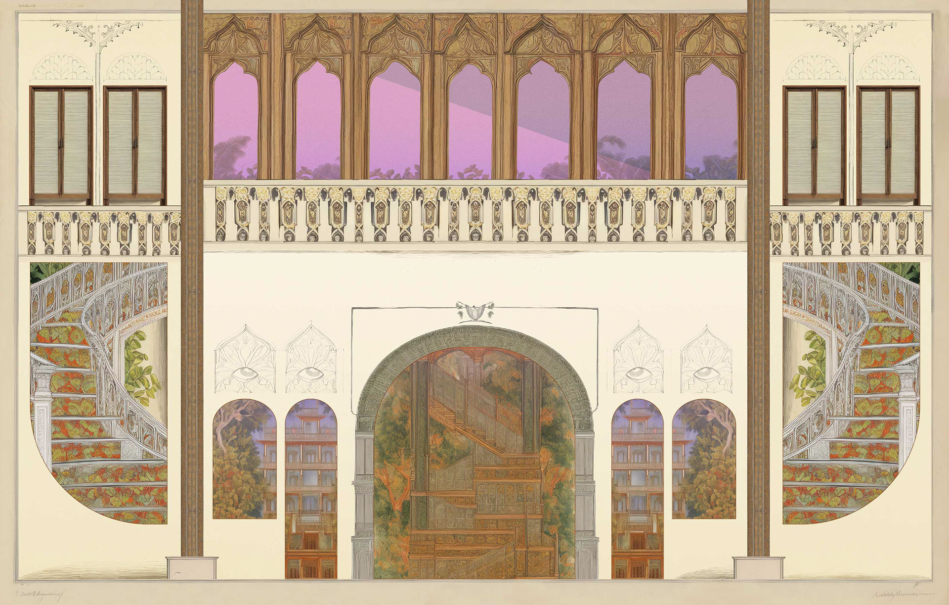 Still from the Istana set in Madu, generated by Studio 1914