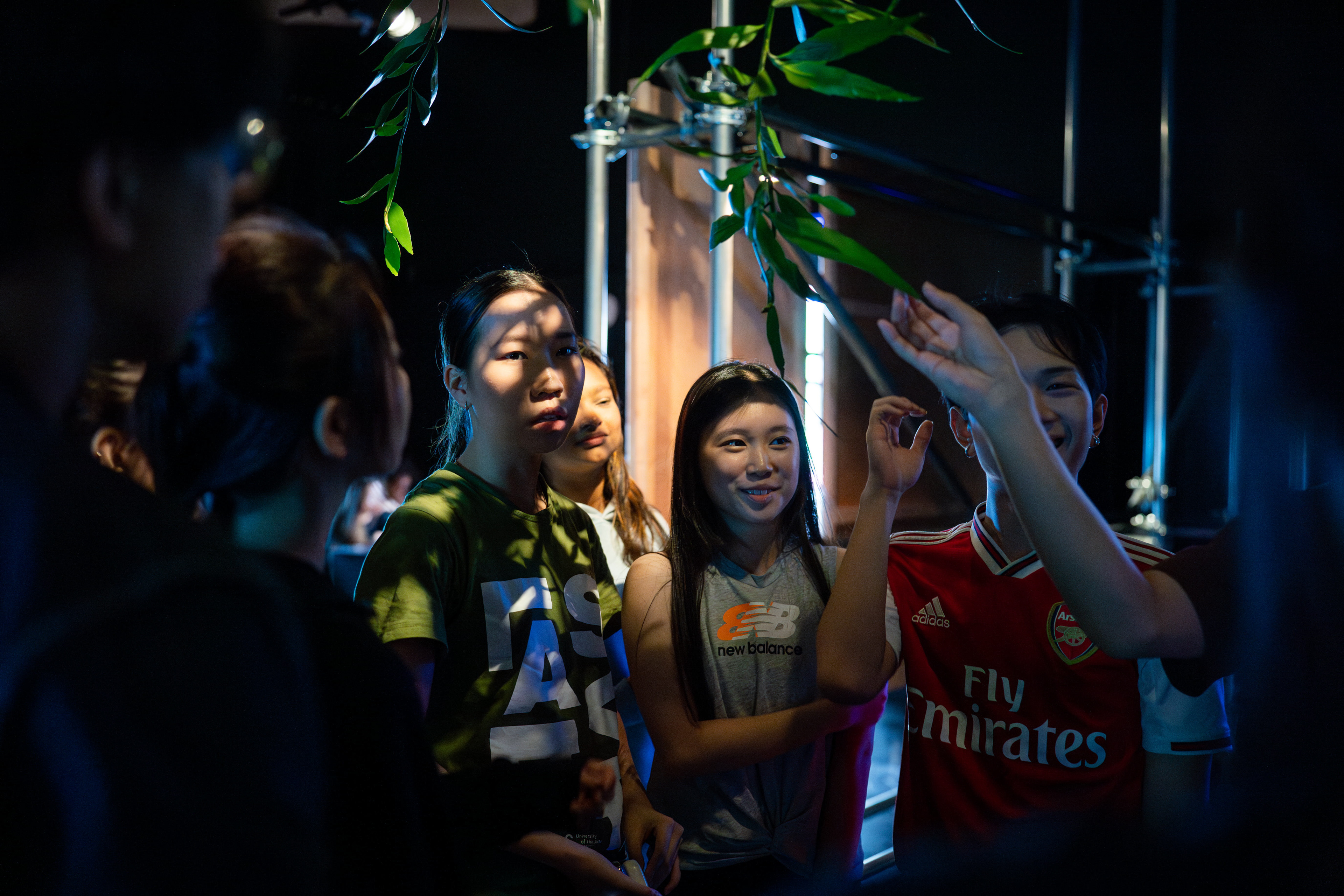 PARTICIPANTS INTERACTING WITH THE BAKAWALI PLANT