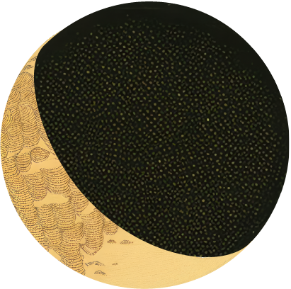 A crescent moon, generated by Studio 1914