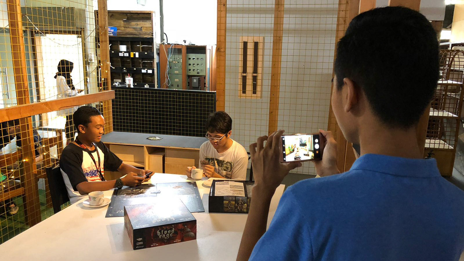 Students started filming a 30-second commercial for a simulated client.
