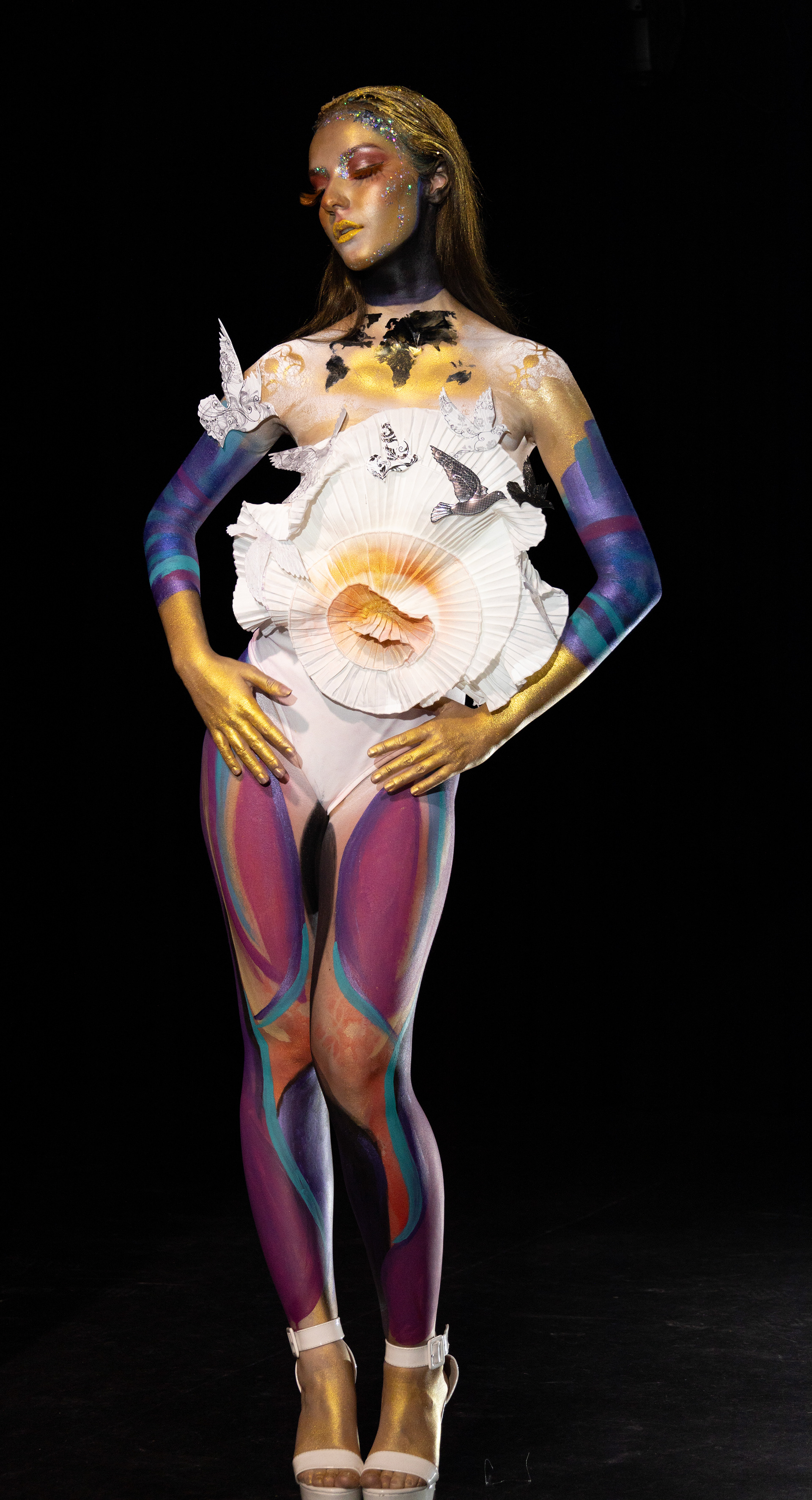 Chica en madrid con body painting es la mejor foto ganado de muchos preñios a nivel mundial y la tenemos en madrid de la mano de unos de los mejores fotografos de europa cheirys filmmaker  