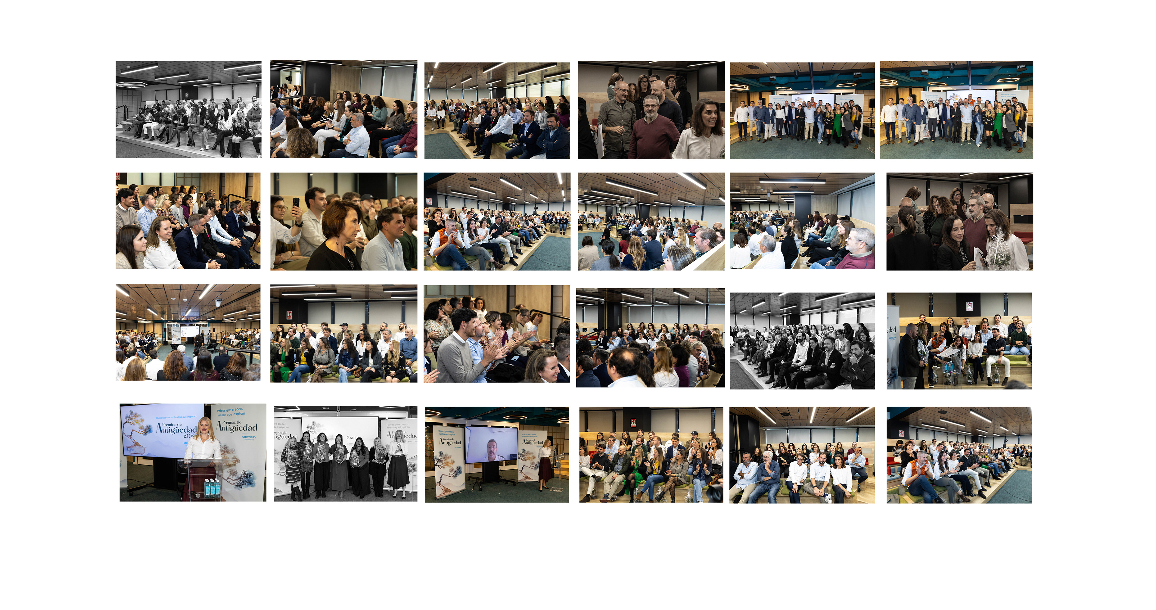 Imaagen de empresa personas recibiendo un premio a los 10 y 30 años que lleva la empresa  esta foto fue tomada por el fotógrafo cheirys sadel una persona que lleva 9 años creando y haciendo las mejores fotos de empresas dado que su pación por la fotografía  ha llevado lejos 