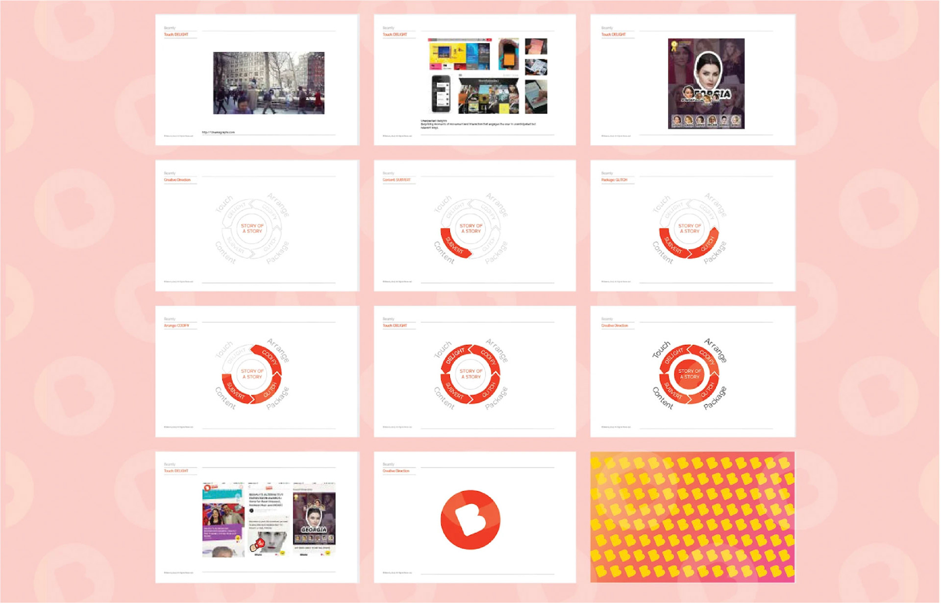 Creative Direction 'Story of a story' - Subvert, Codify, Glitch, Delight