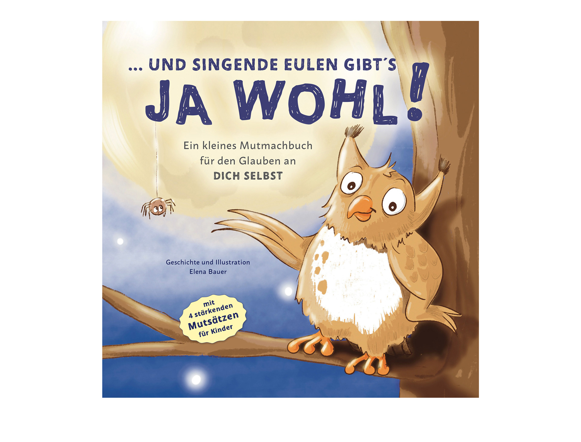 elena bauer kinderbuchillustration covergestaltung singende eulen gibts ja wohl