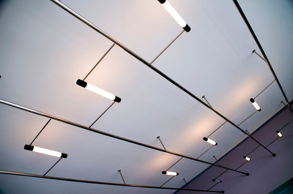 Bauhaus building - Soffittenlampen by Max Krajewski (1925)