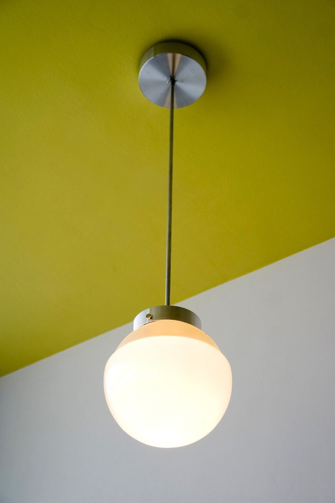 Bauhaus building - Ceiling lamp HMB 29 by Marianne Brandt (1928/29)