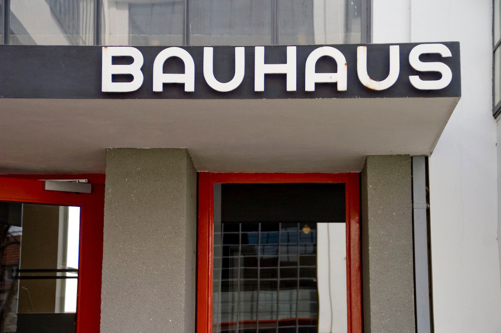 Bauhaus building - main entrance