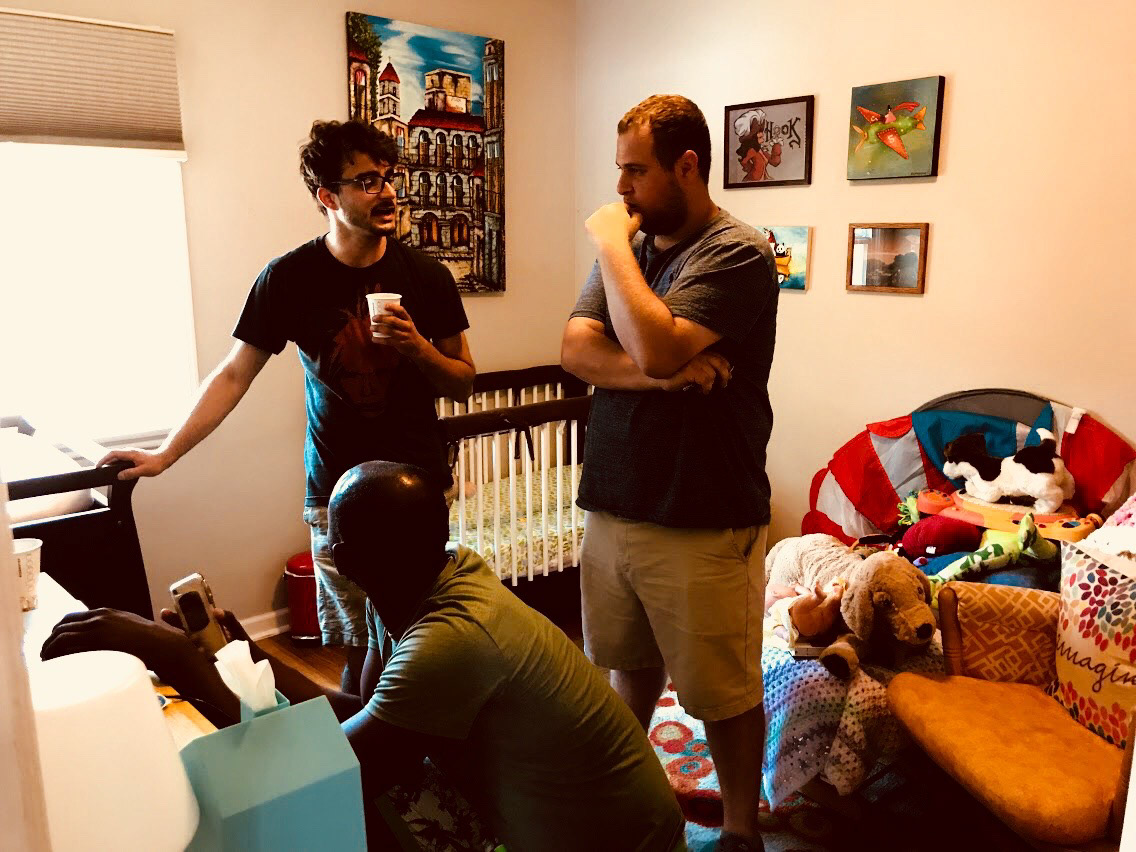 discussion about the footage in the babies room 