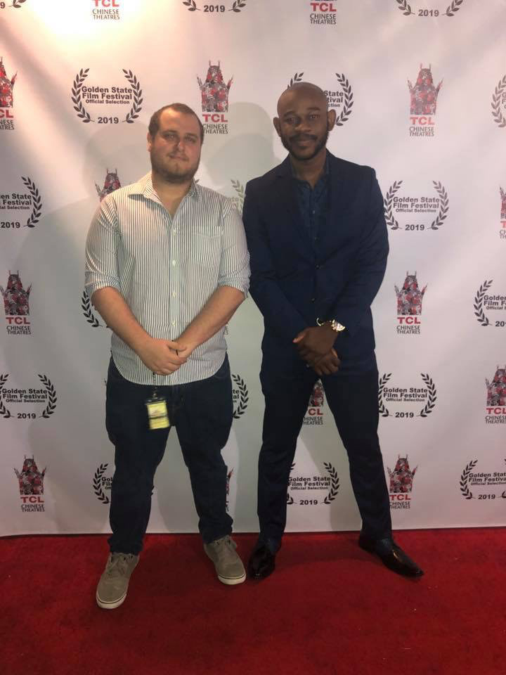 Director and Producer posing for the shot!