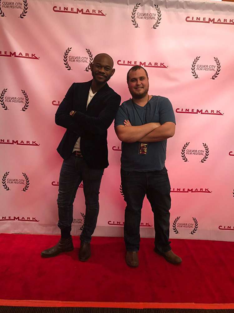 Producer and Director hanging out at the Culver City Film Festival