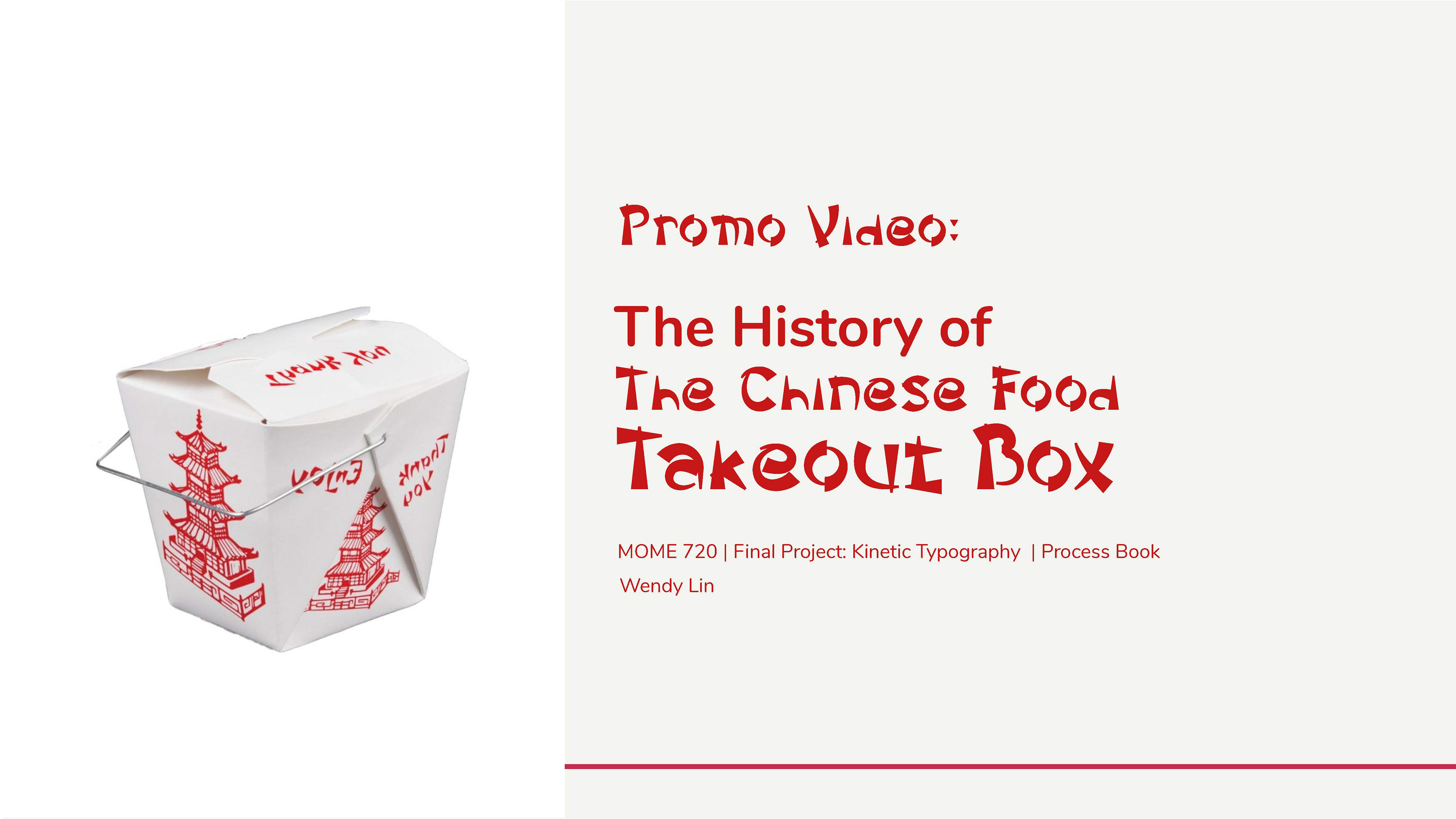 Origins of Chinese Takeout Boxes