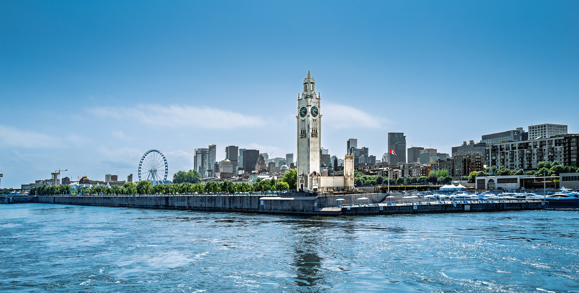 Montreal Skyline from St. Lawrence River