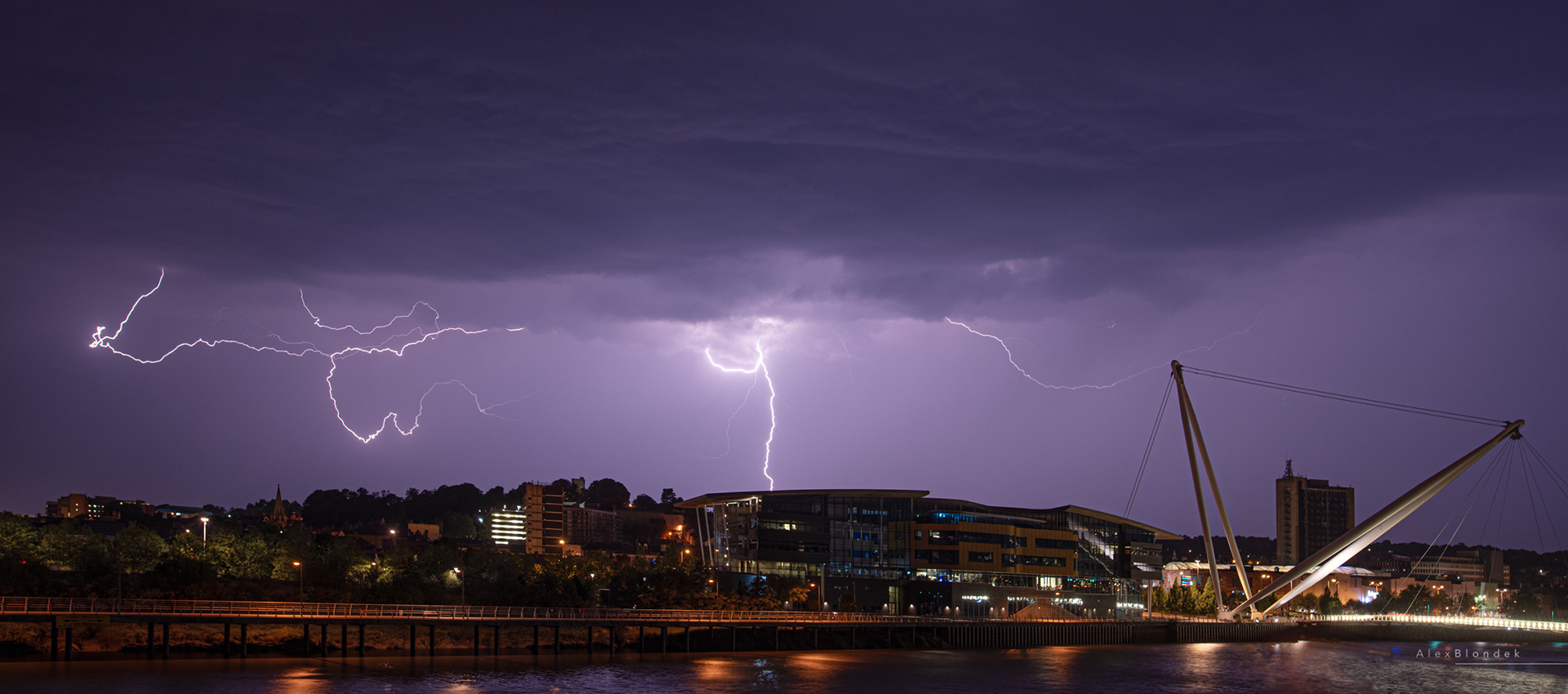 Lightning Over Newport