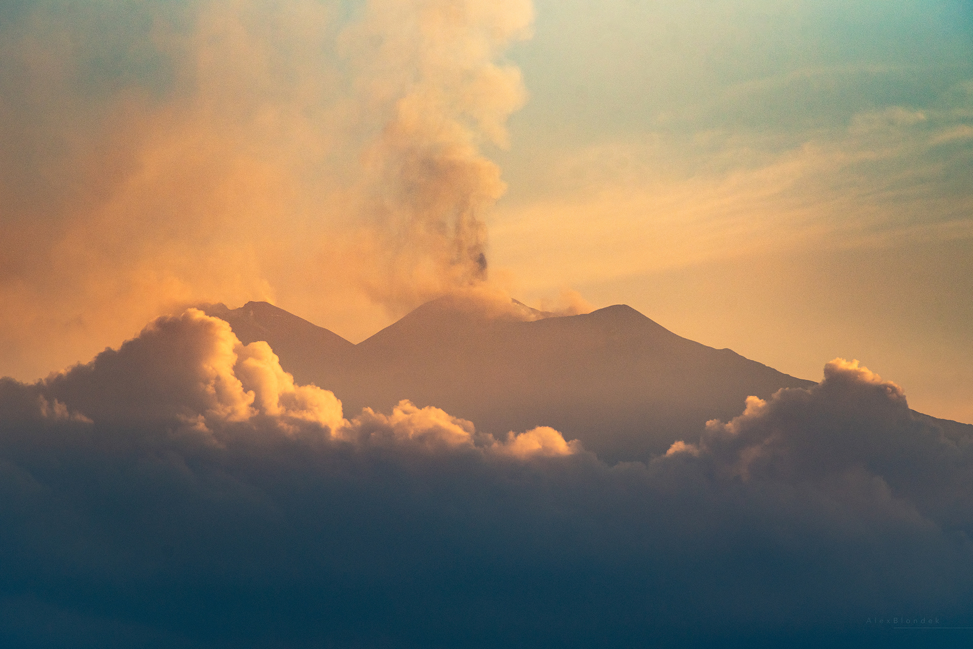 Mt. Etna Sunset - Sicily