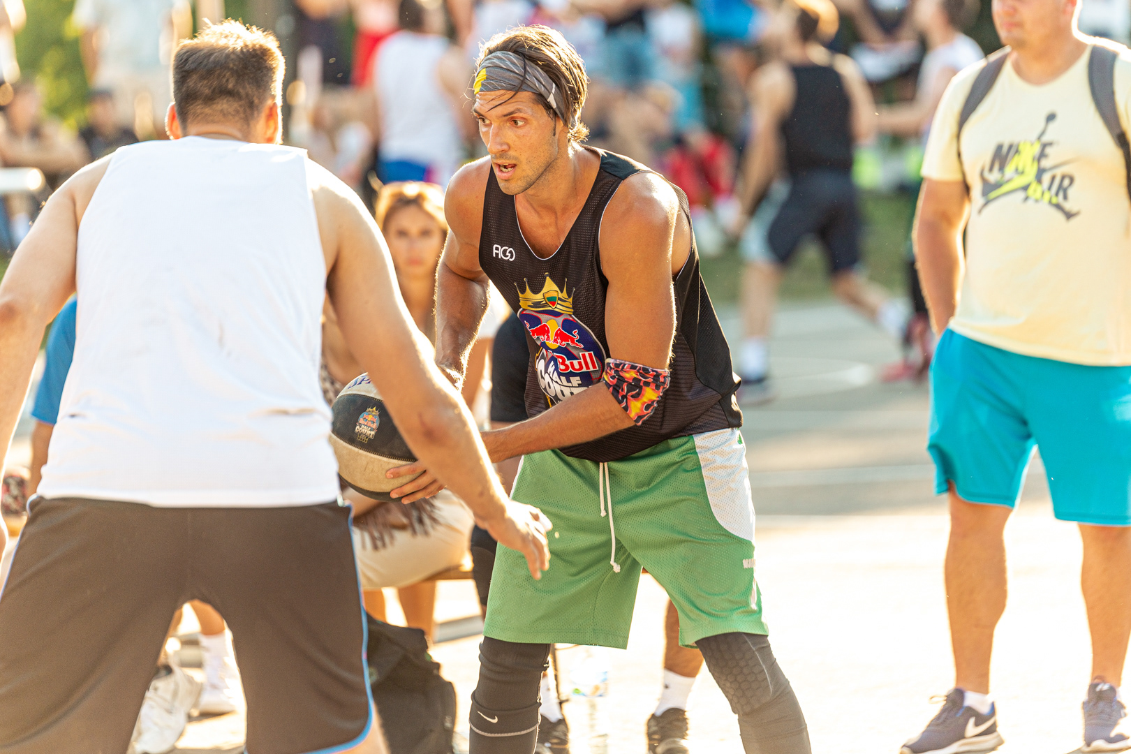 Krepšininkas turnyro Red Bull Half Court trys prieš tris metu