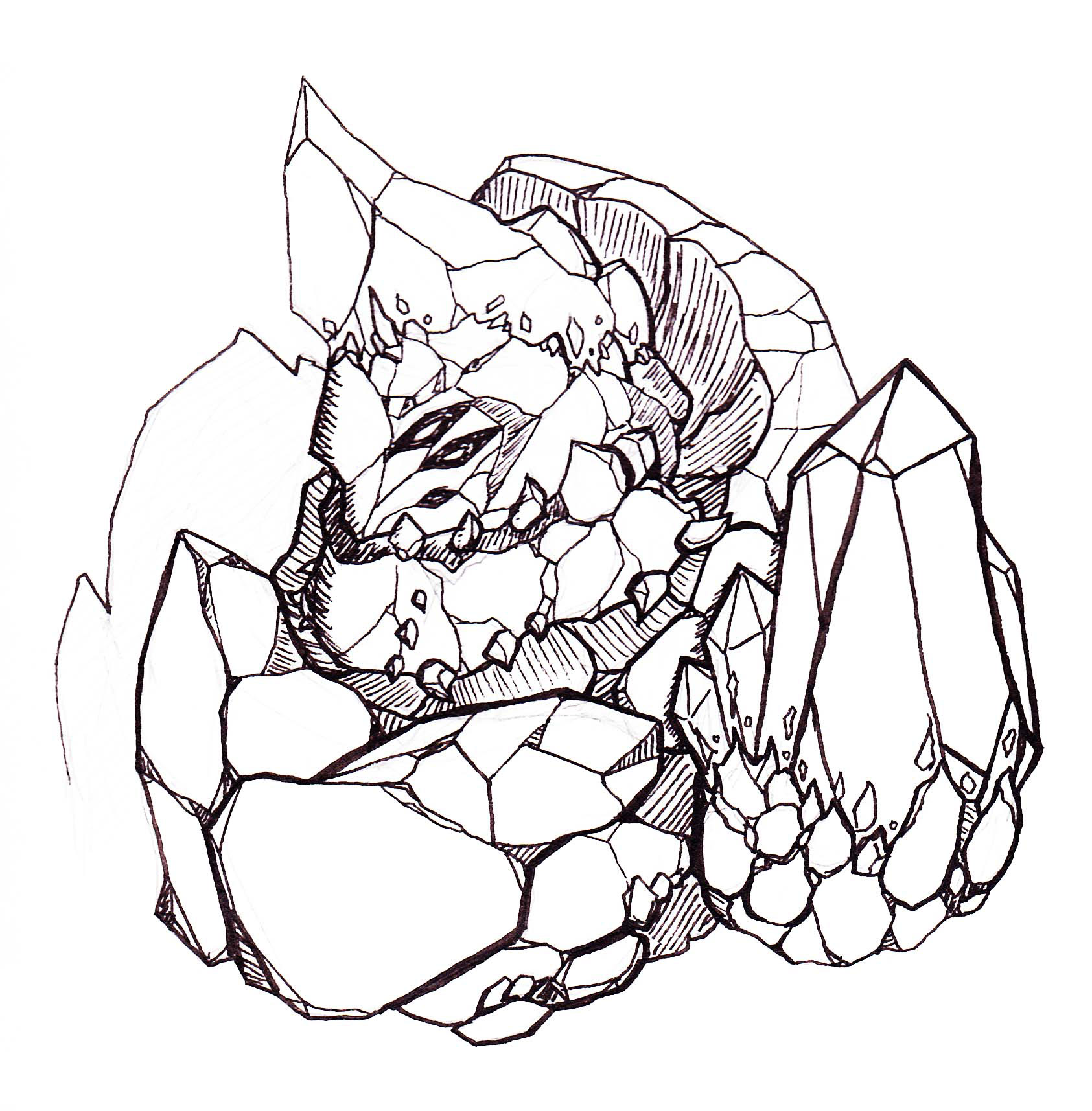 Inktober 2021: Crystal