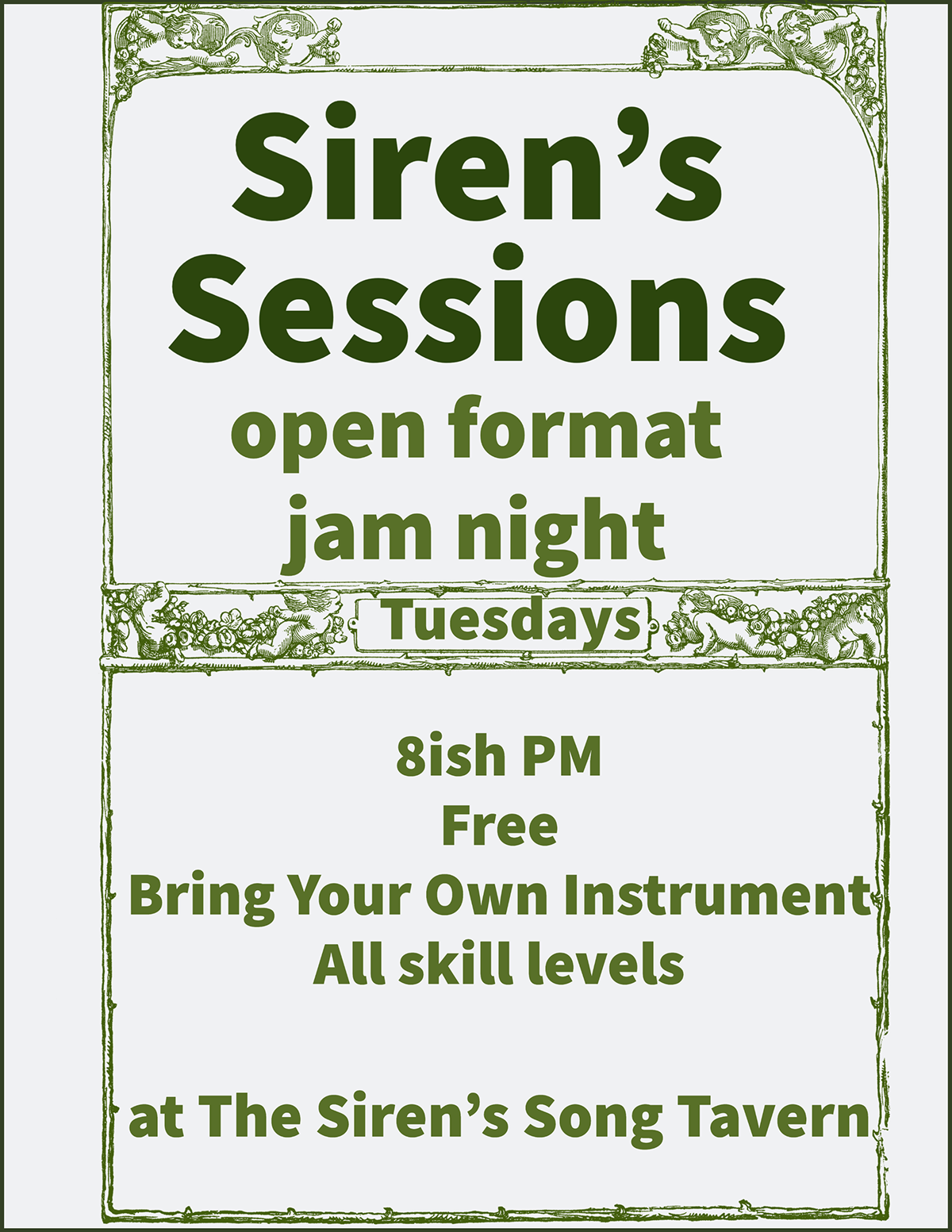 Sirens Song Calendar