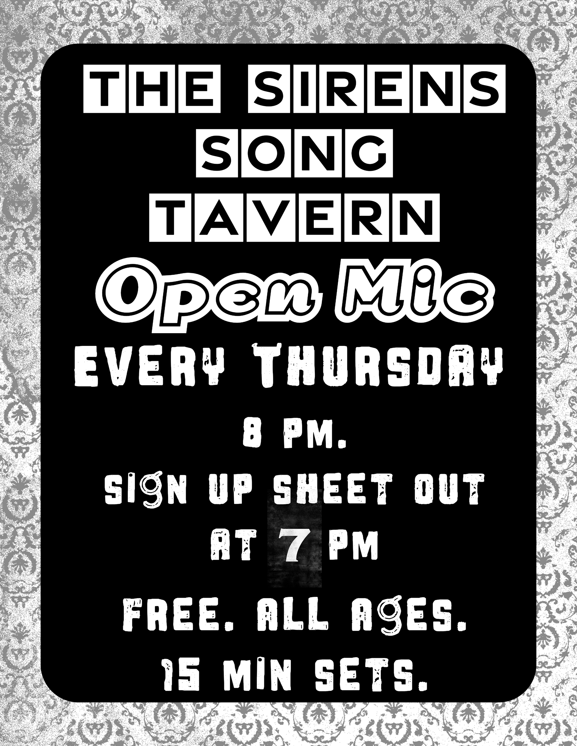 Sirens Song Calendar