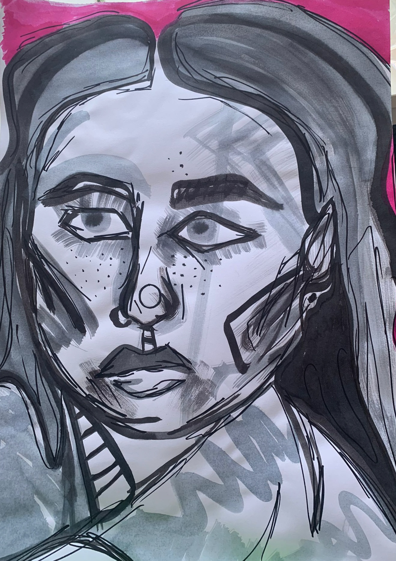 Watercolor portrait