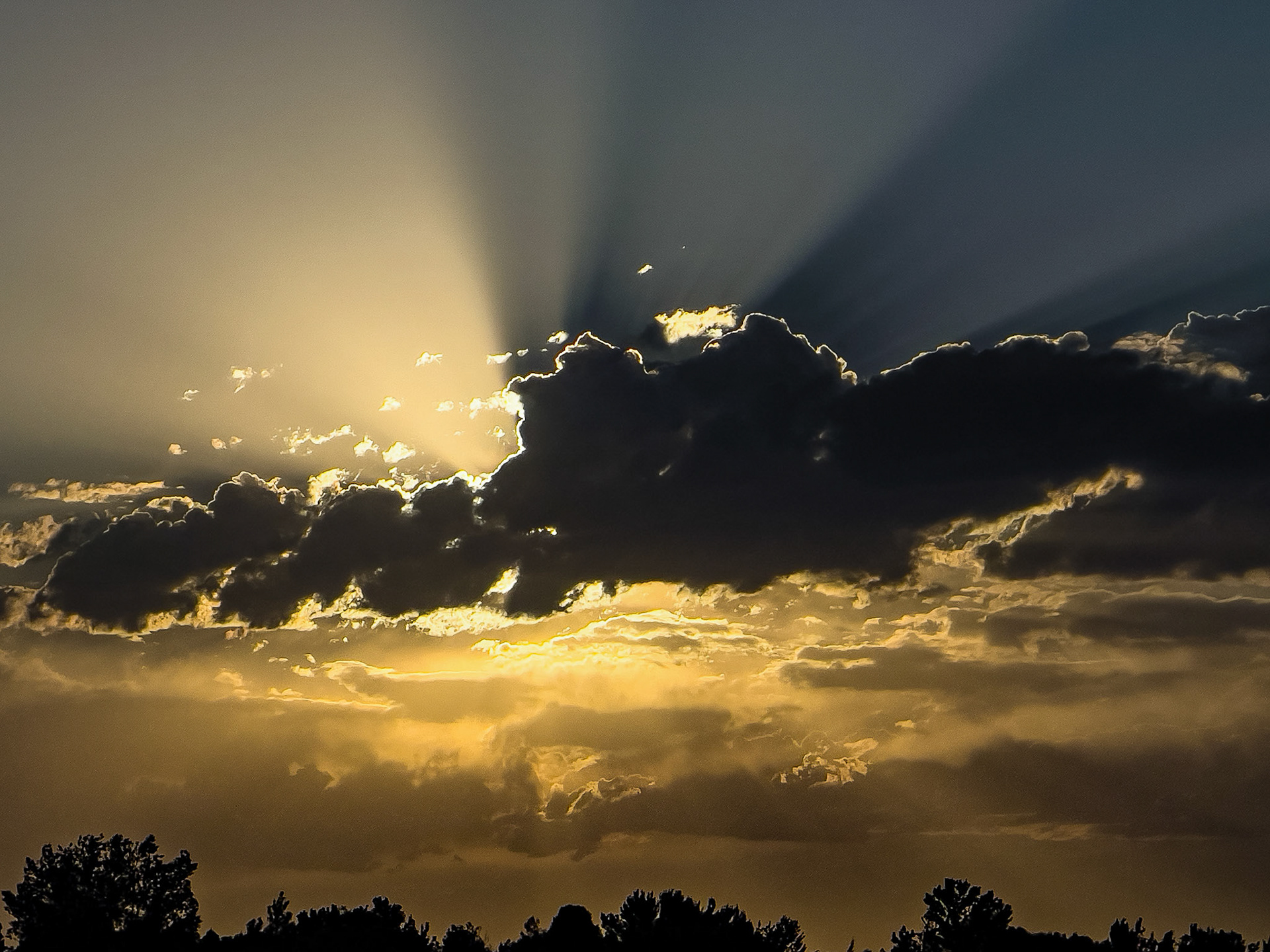 A late Spring Colorado sunset