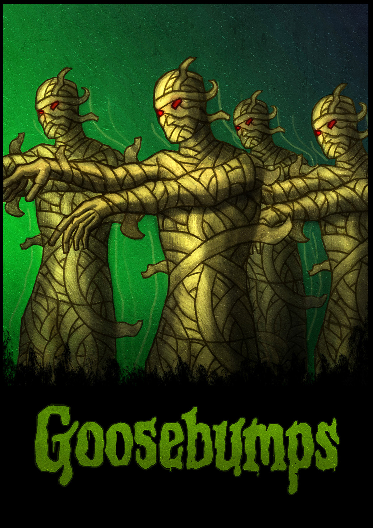 Goosebumps Book Cover - Digital