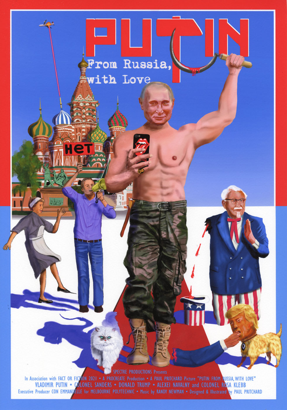 Paul Pritchard (Cert IV Visual Arts) Vladimir Putin - Digital