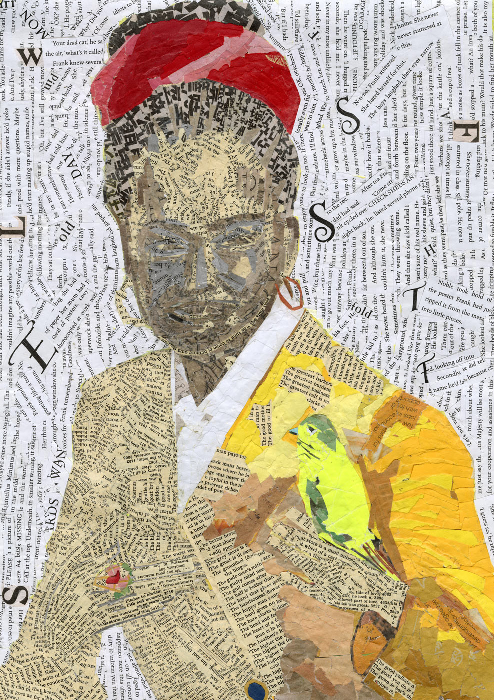 Susan Williams (Cert IV Visual Arts) Amanda Gorman - Mixed Media Collage