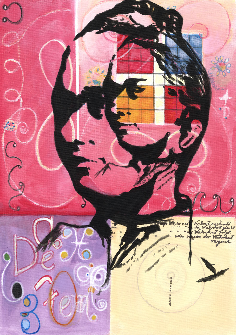 Olgaa Fienco (Dip Visual Arts) Hilma of Klint - Mixed Media