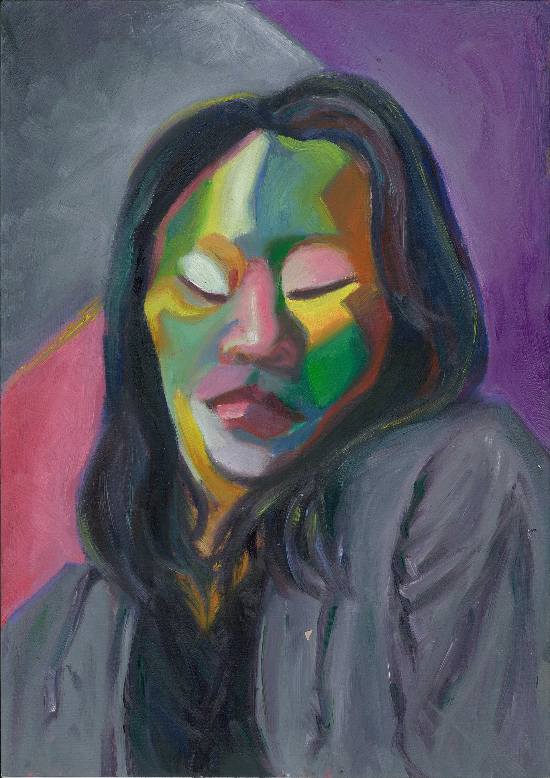 The Perpetually Asleep - Oil 42cm x 29.7cm