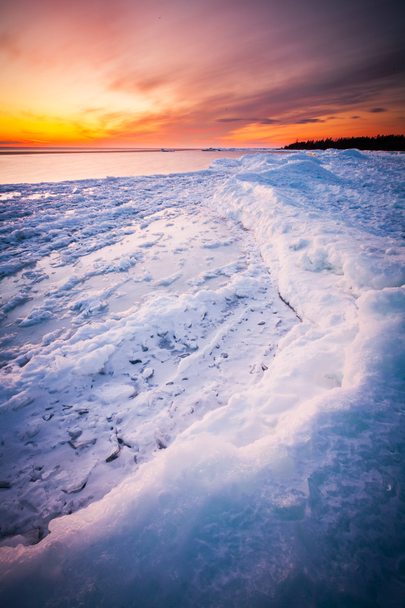 Icefields at Dusk II