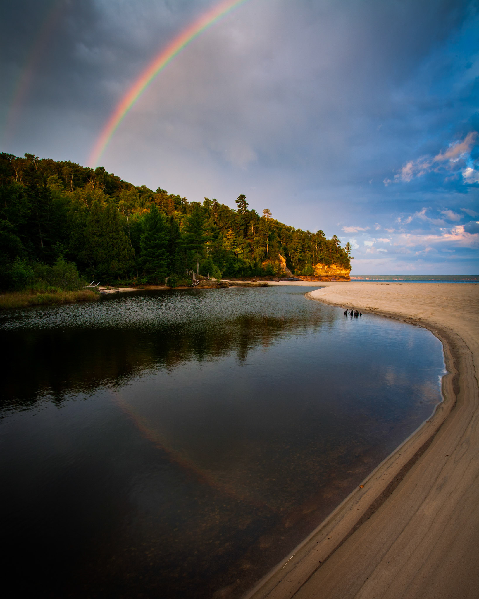 Miner's Beach, Pictured Rocks National Lakeshore, Michigan, USA.