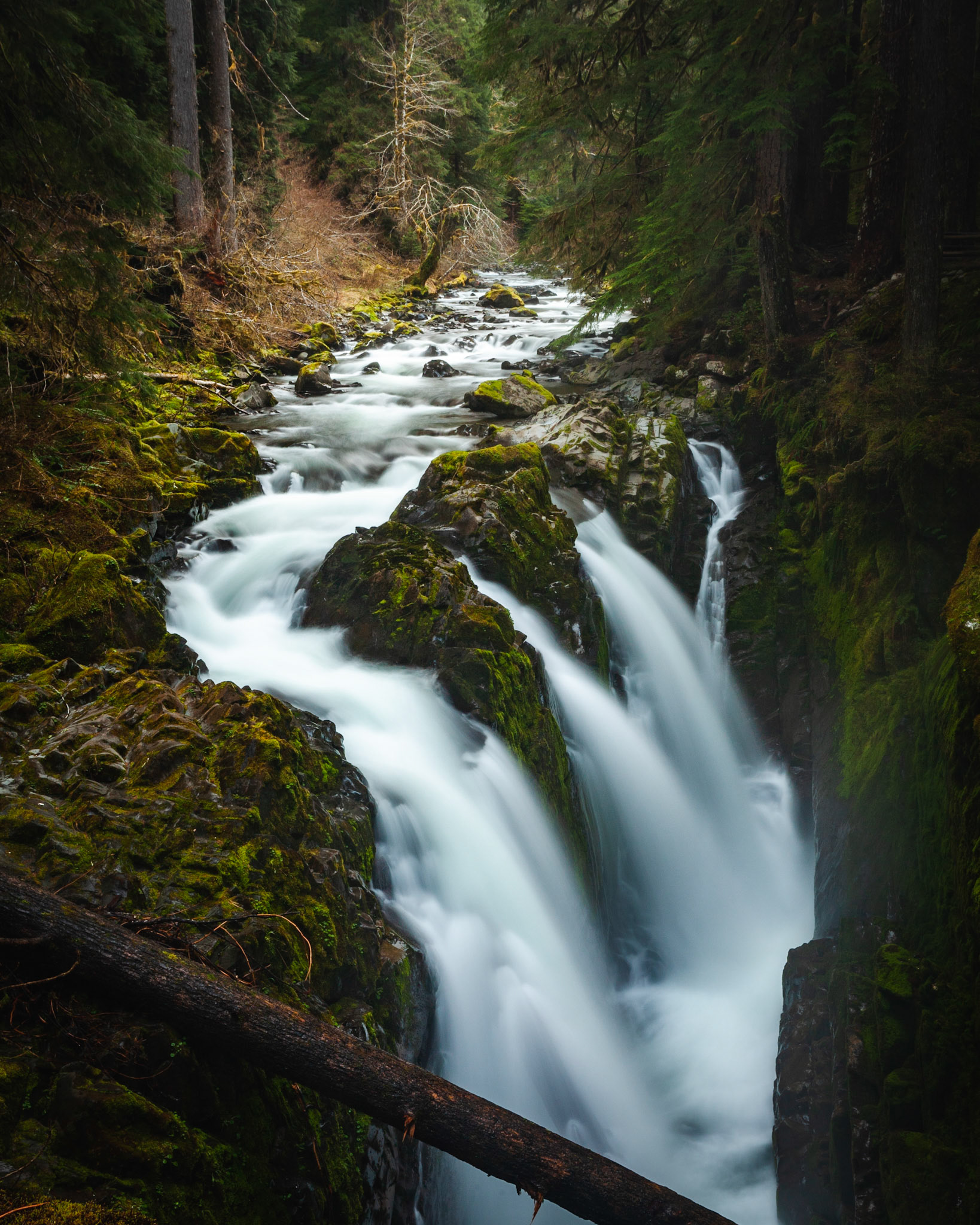 Sol Duc Falls, Olympic National Park, Washington, USA.