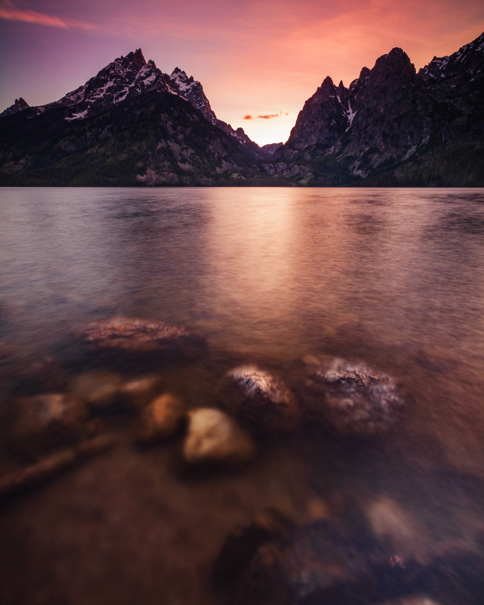 Tetons at Dusk