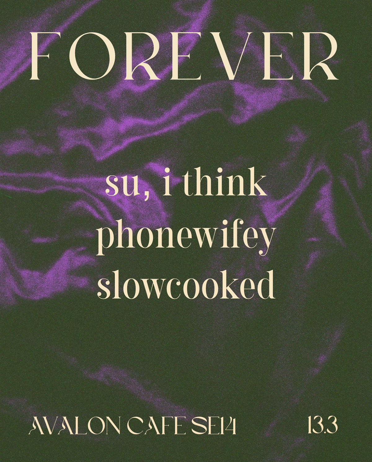 gig poster 'forever' 2022