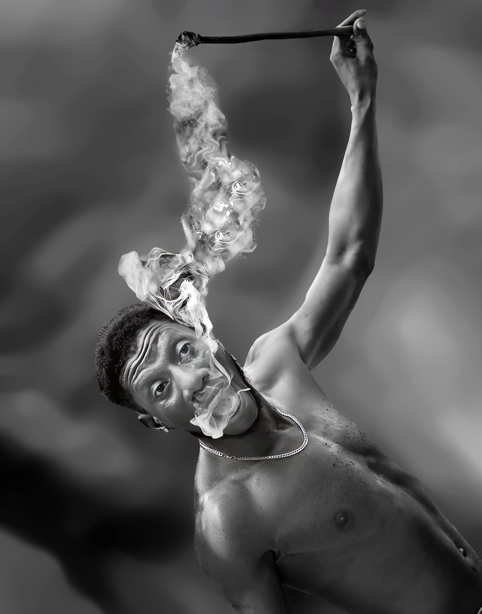 Smoke follows Beauty 1st